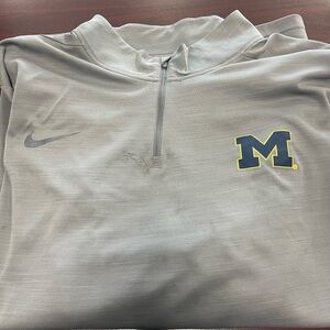 Nike Gray Performance Quarter-Zip Sweatshirt
